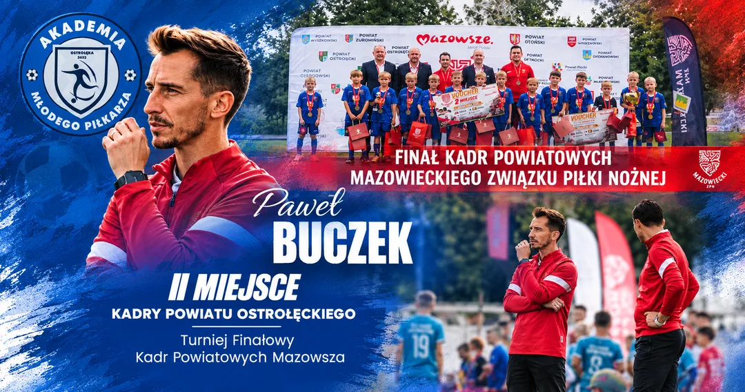 PAWEŁ BUCZEK WYWALCZYŁ SREBNY MEDAL Z KADRĄ POWIATU OSTROŁĘCKIEGO