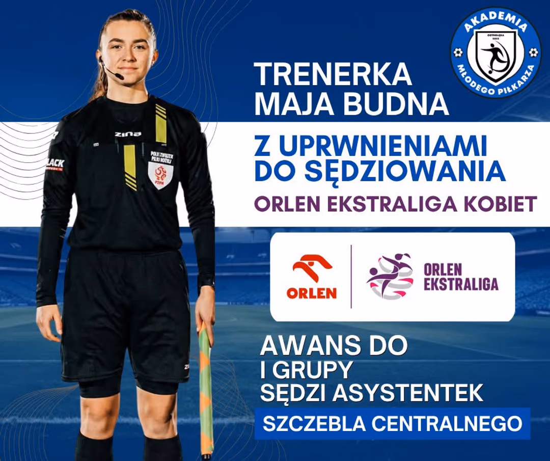 Trenerka Maja Budna z awansem
